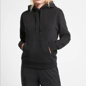 Athleta retro plush hoodie black medium